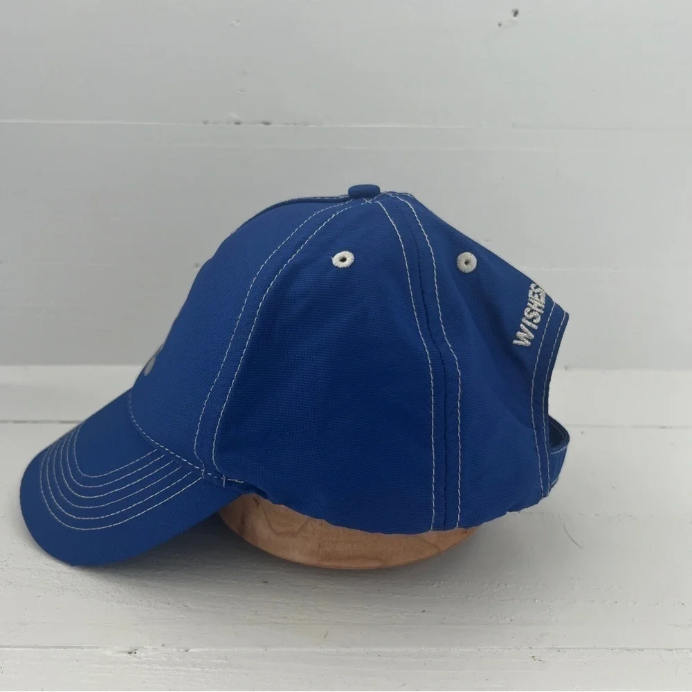 Disney Blue Hat Mickey Where Wishes Come True Adjustable Cap Silver Summer
